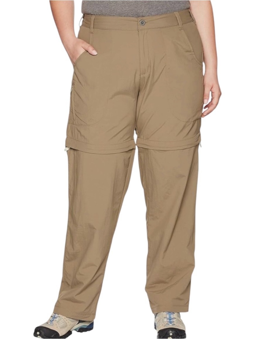 White Sierra NWT Womens Sierra Point Convertible Pants Bark Sz 1X Travel Outdoor